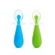 Conjunto de colheres em silicone Munchkin - Azul/Verde