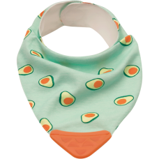 Babador Bandana Frutti com mordedor Buba - Avocado