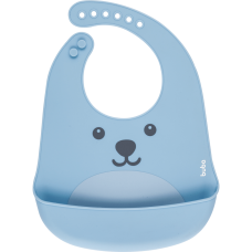 Babador de silicone Buba - Azul