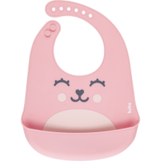 Babador de silicone Buba - Rosa