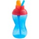 Copo com canudo Mighty Grip Munchkin Azul